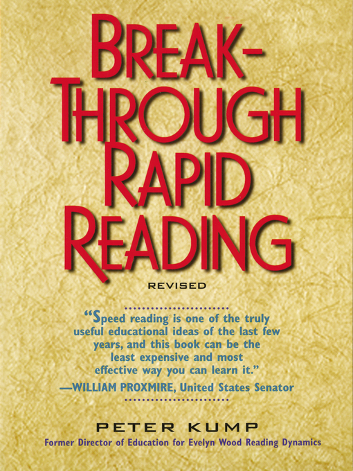Title details for Breakthrough Rapid Reading by Peter Kump - Available